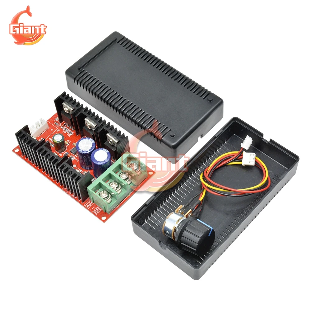 2000W 40A Speed Controller DC 10-50V DC Motor PWM HHO RC Car Fan Speed Regulator Adjustable Power Control Switch Soft Starting