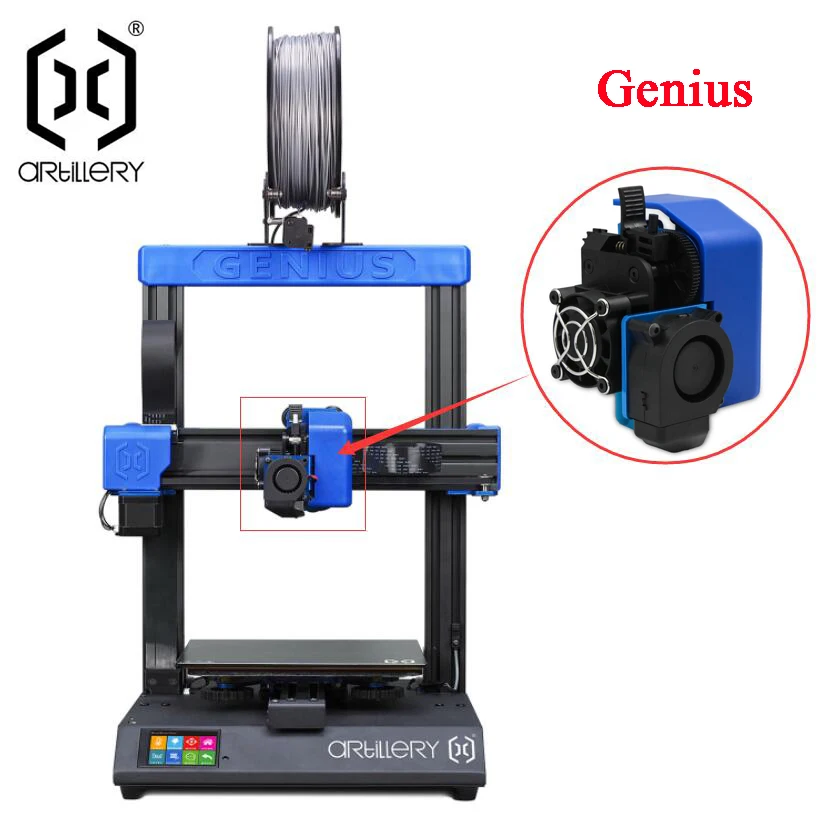 3D tiskárna extrudér issilent a lehko na install. vhodný pro artillerysidewinder X1 a inteligente a klakson