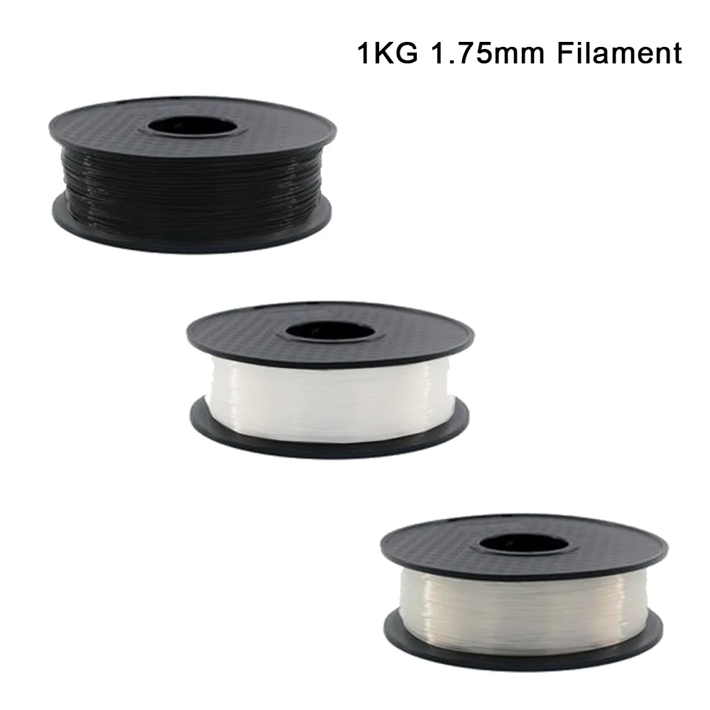 White/Black Color 3D Printer Filament 1.75 mm PLA Materials 1KG for 3D Printer 1KG/Roll for 3D printer and 3D pen ender filament