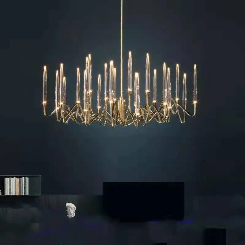 

Modern Luxury Crystal LED Chandelier Tree Branch Light Lustre Wedding Home Decoration Lamp For Dining Room Bedroom AC 110V 220