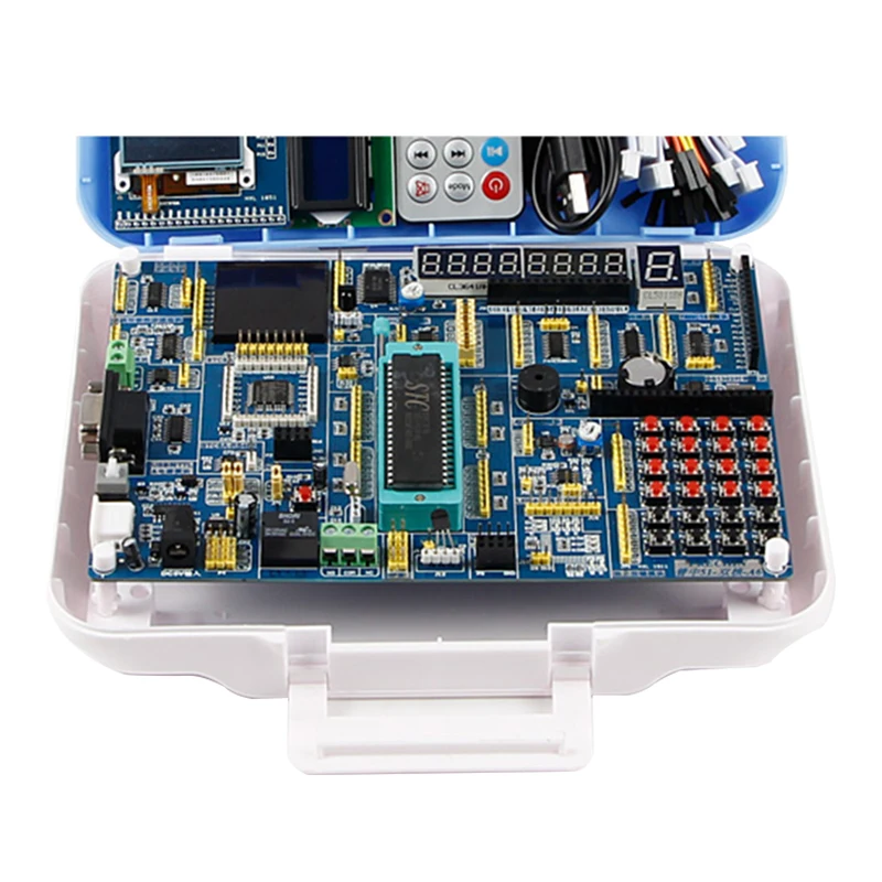 51 MCU Development Board 51+STM32+AVR Development Board STC89C52 Kit Experiment Board