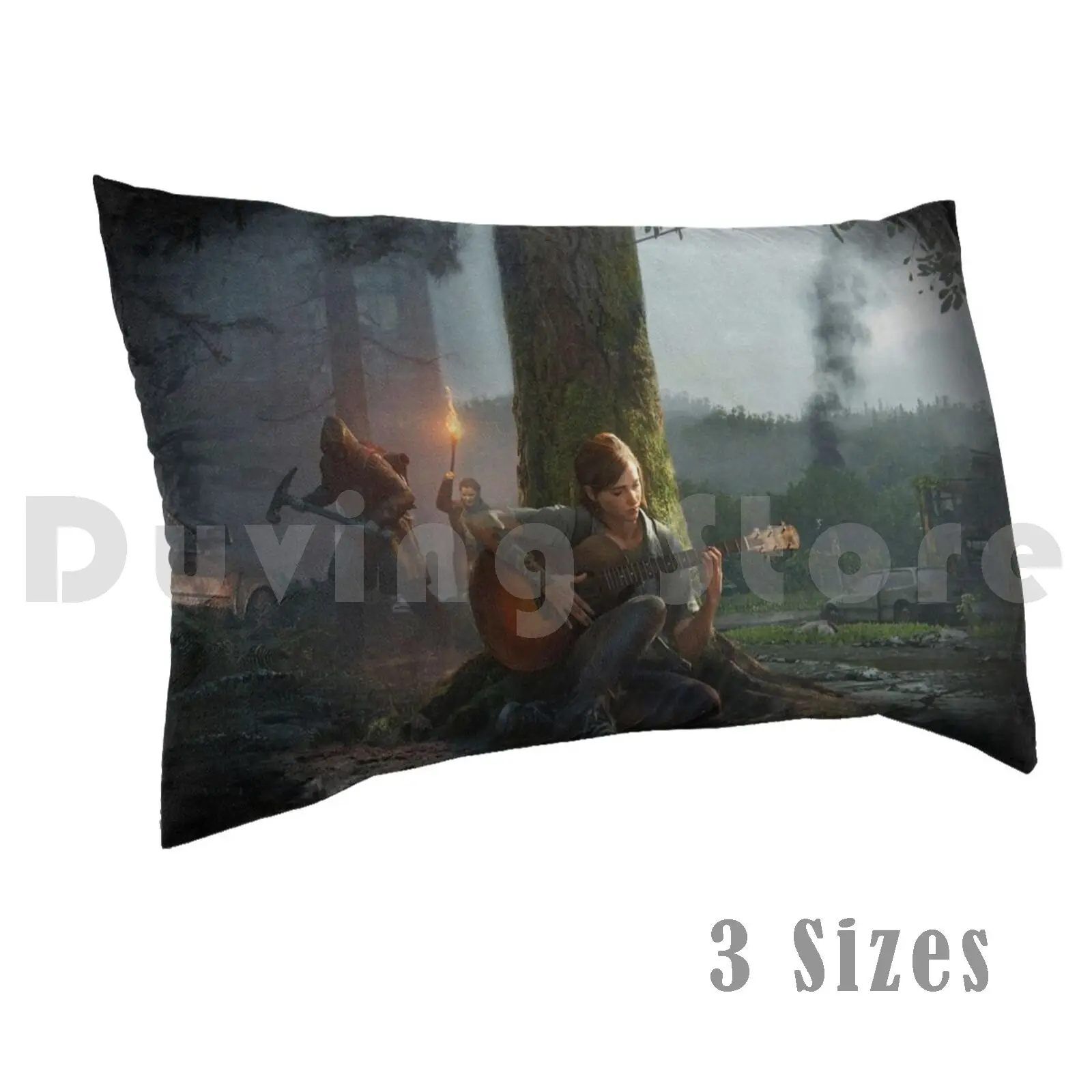 The Last Of Us Part 2-Playing Pillow Case DIY 50*70 The Last Of Us Joel Ellie Last Us Ps4 Ps3 Part 2