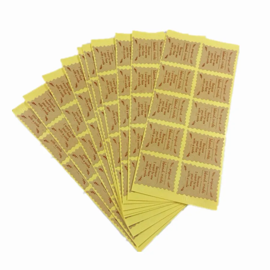 500pcs/lot Original Style Handmade Article DIY Label Creative Decor Stickers Innovative Stickers