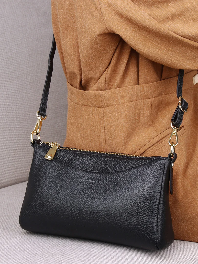 Fashion Handbag Women Small Bag Genuine Leather Luxury Crossbody Bag for Women Ladies Tassel Shoulder Messenger Bags Purse