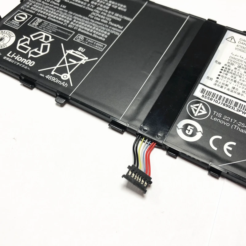 Onevan 00hw045 00hw046 sb10j78993 sb10j78994 bateria para lenovo thinkpad x1 gen 2 tablet 20gga00k00 20gga00n00 20gga00l00