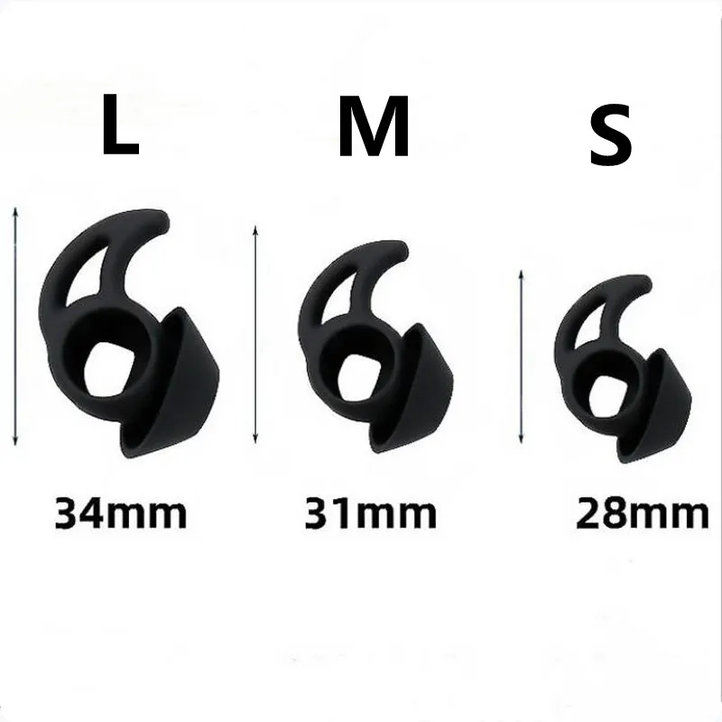 6Pcs Silicone Ear Tips Replacement Ear Gels for Bose QuietComfort Noise Cancelling Earbuds - True Wireless Earphones Eartips Bud