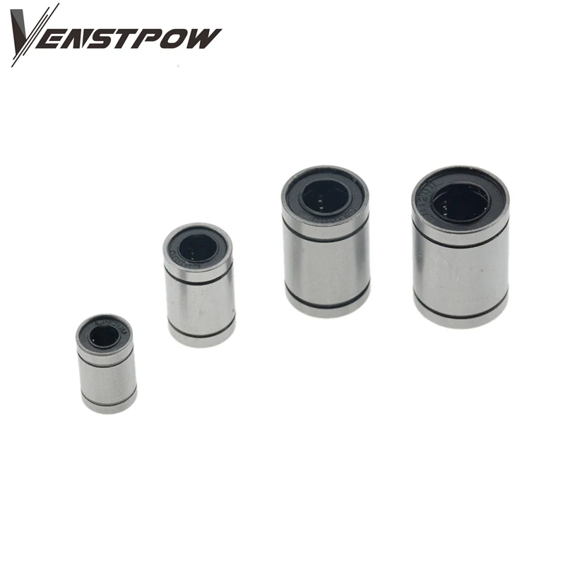 1pc LM3UU LM4UU LM6UU LM8UU LM10UU LM12UU LM16UU LM20UU LM25UU LM30UU LM10LUU Linear Bushing CNC Linear Bearings Linear Shaft