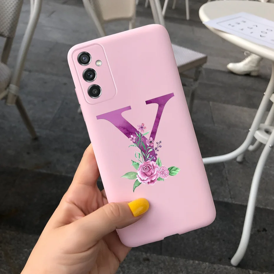 Fashion Letters Phone Case For Samsung M52 5G Case Soft Silicone Back Cover For Samsung Galaxy M52 M 52 M526 SM-M526B 5G Fundas