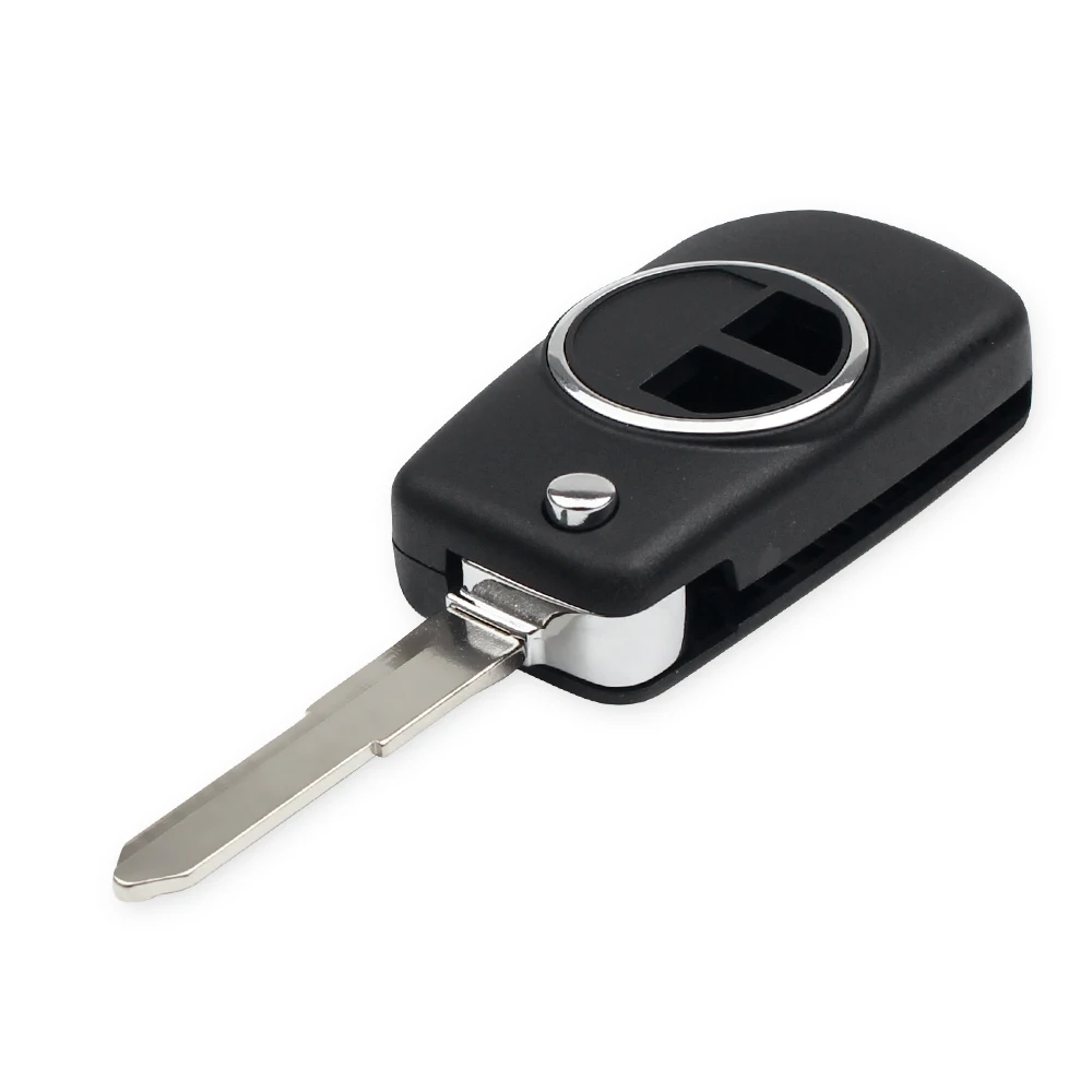 Keyyou-chave de carro multifuncional para suzuki swift grage, vitara alto, 2 botões, substituição, dobrável, hu133r