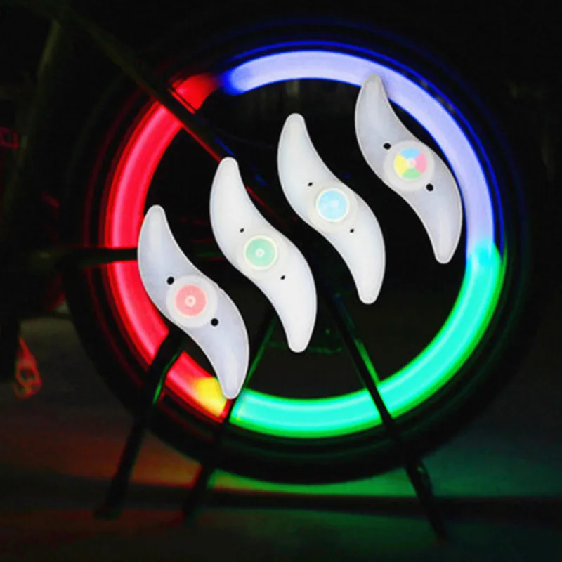 LED Bicycle Spoke Light - 3 Modes, Waterproof Safety Wheel Lamp, Novelty Cycling Accessory