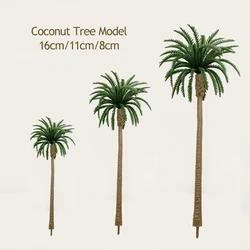 1:50 1:87 Ho Scale Model Palm Tree Artificial Coconut Landscape Train Railway Beach Seaside Diy Layout Scenery Miniature Diorama