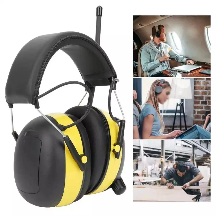 SALE Electronic Noise Reduction Earmuff Hearing Protector Headphone Digital AM / FM Radio Stereo Hearing Protection Ear Muffs