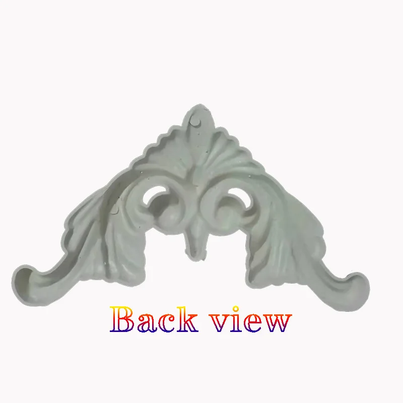 European-style lamp pool carved corner flowers simple European decorative background wall decals non-plaster line corner flowers