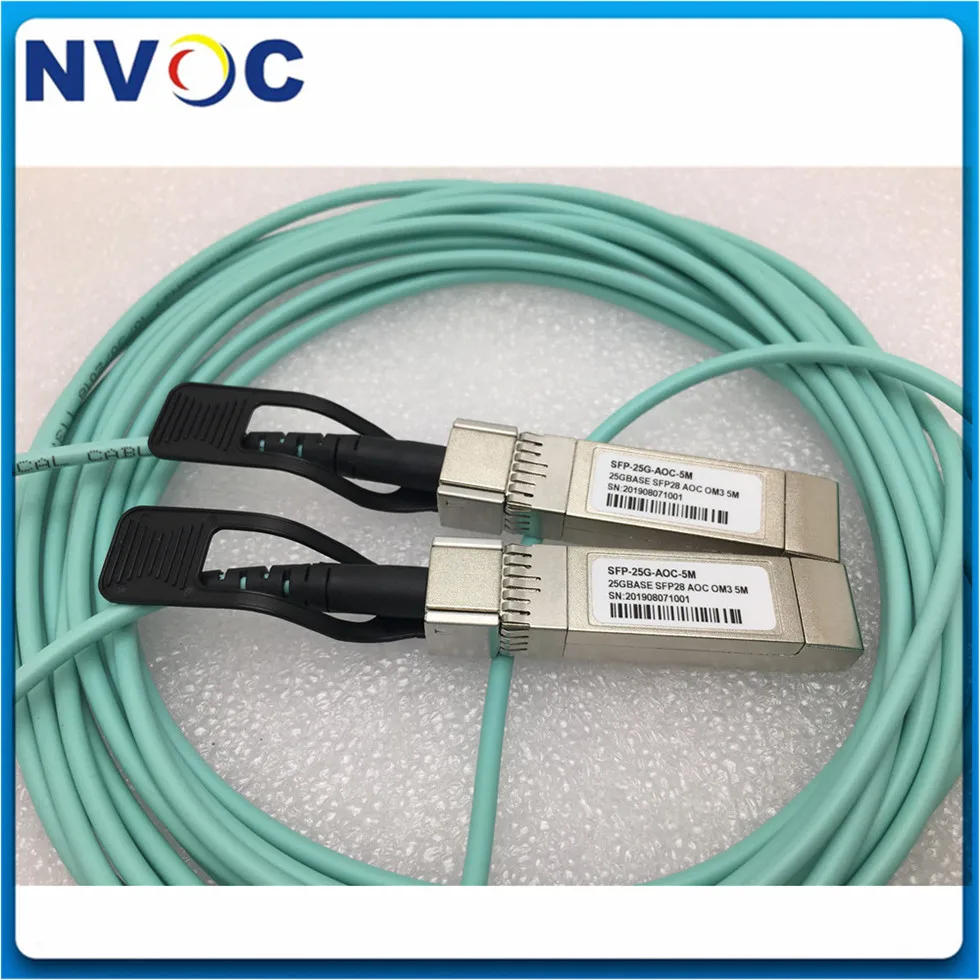 

1m 3m 5m 7m 10m 15m SFP28-25G-AOC Cable,25G SFP28 to SFP28 OM3 Fiber Active Optical (AOC) 1~50Meters for Data Center