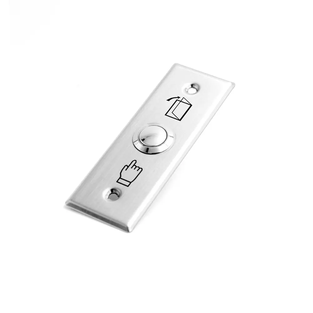 

10pcs Exit Button For Access Control Stainless Steel Dimensions: 91Lx28Wx20H(Mm)