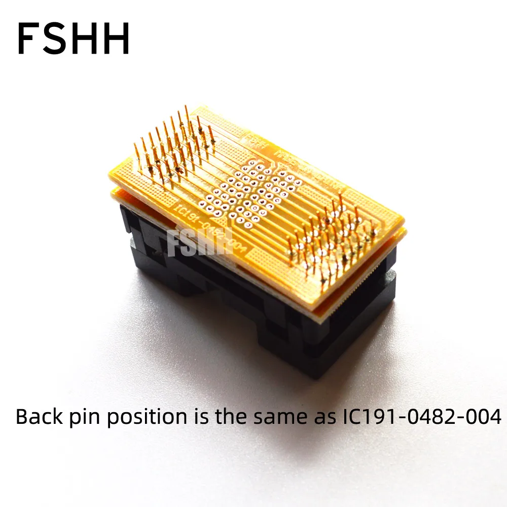 OTS48-0.5-12 بدلا من IC191-0482-004 اختبار المقبس 0.5 مللي متر TSOP48 المقبس NAND فلاش رقاقة اختبار المقبس