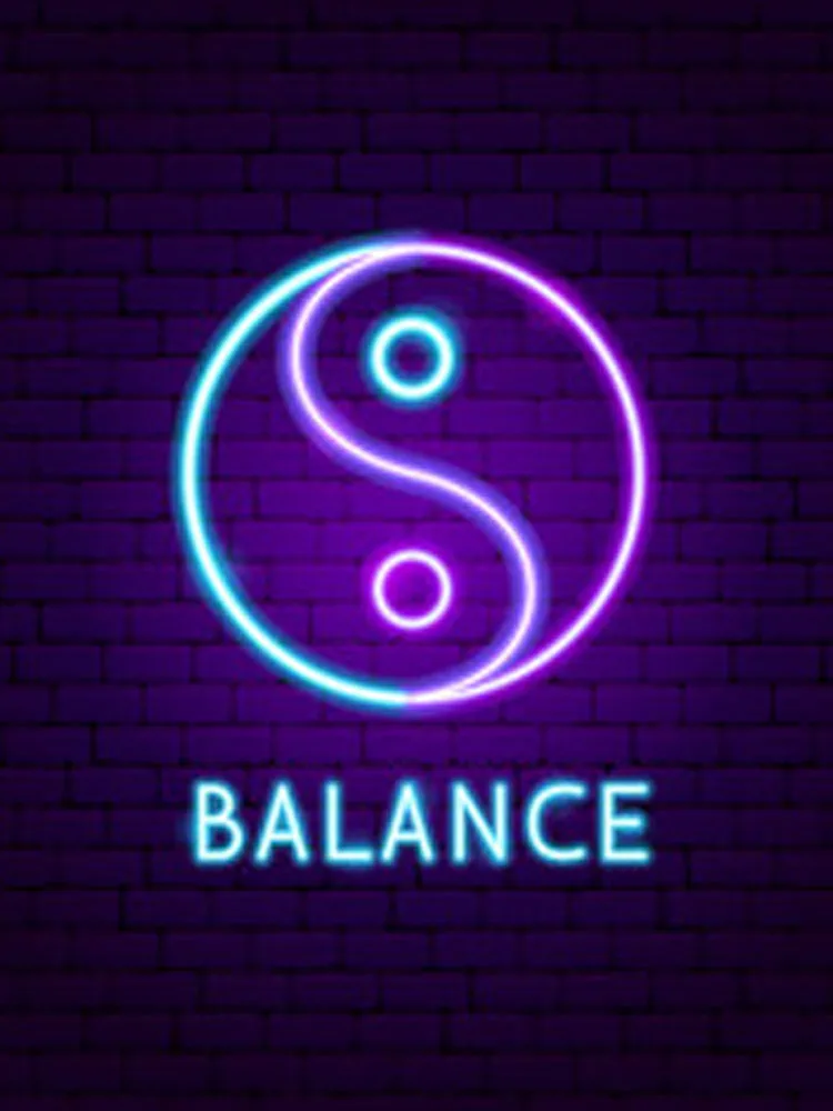 Decorative Light Japanese Balance Logo Culture Neon Light Restaurant Beer Bar Display Studio light Enseigne Lumineuse Handmade