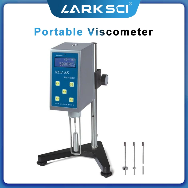NDJ-8S Digital Display Viscometer Tester Pointer Rotary Viscometer Oil/Paint/Emulsion/ Concentration Meter