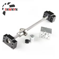 Ballscrew SFU1204 Set RM1204-1000 Rolled Ball Screw C7 With Flange Single Ball Nut End Machined+BK/BF10+Ball Nut Housing+Coupler