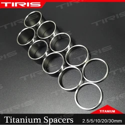 TIRIS Titanium Bike Spacer Washer Headsets For Fork Steer 28.6/25.4mm Riser Accesoories Custom