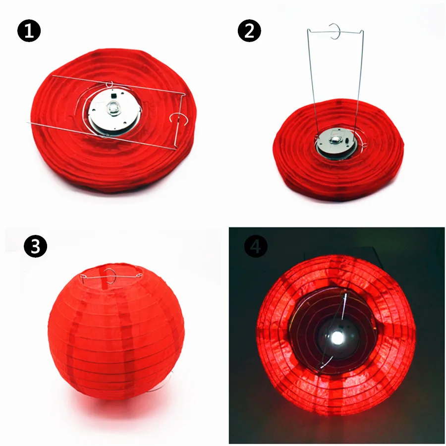 Solar Lights Lantern Outdoor Decoration Waterproof Nylon Lantern Ball Wedding Garden Led Lamp Solar Fairy Lights