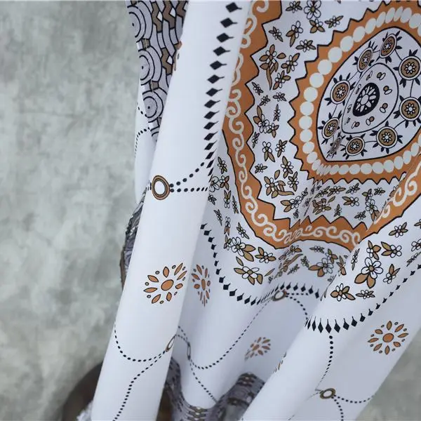 2023 لونغ بيتش التستر رداء دي بلاج ملابس السباحة التستر صيدا دي برايا طباعة المرأة ثوب السباحة التستر الستر للشاطئ # كعص