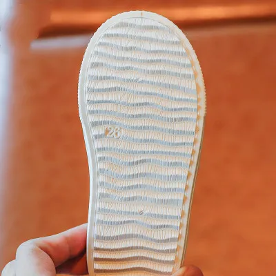 Sapatos para meninos e meninas, sapatos rasos para dança casual macia e respirável com cadarço