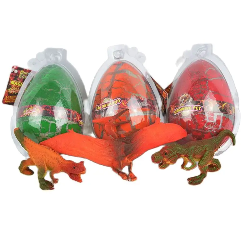 Super Big 8*12cm Novelty Gag Dinosaur Toys Children Toys Cute Magic Hatching Growing Dinosaur Eggs For Kids Educational Toy Gift