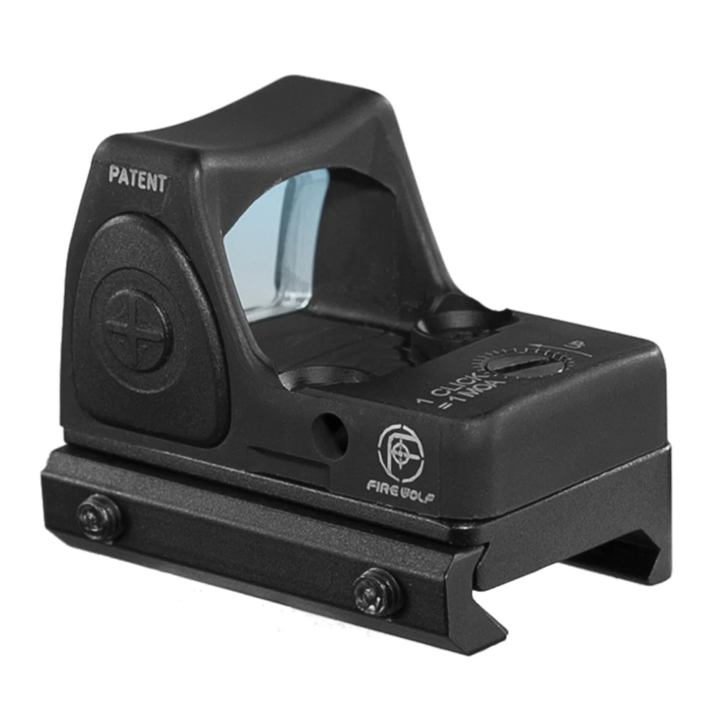 Imagem -05 - Fogo Lobo 3.25 Moa Red Dot Sight Colimador Glock 19 Reflex Scope Caça Led Ajustável Baixo Picatinny Rail Mount