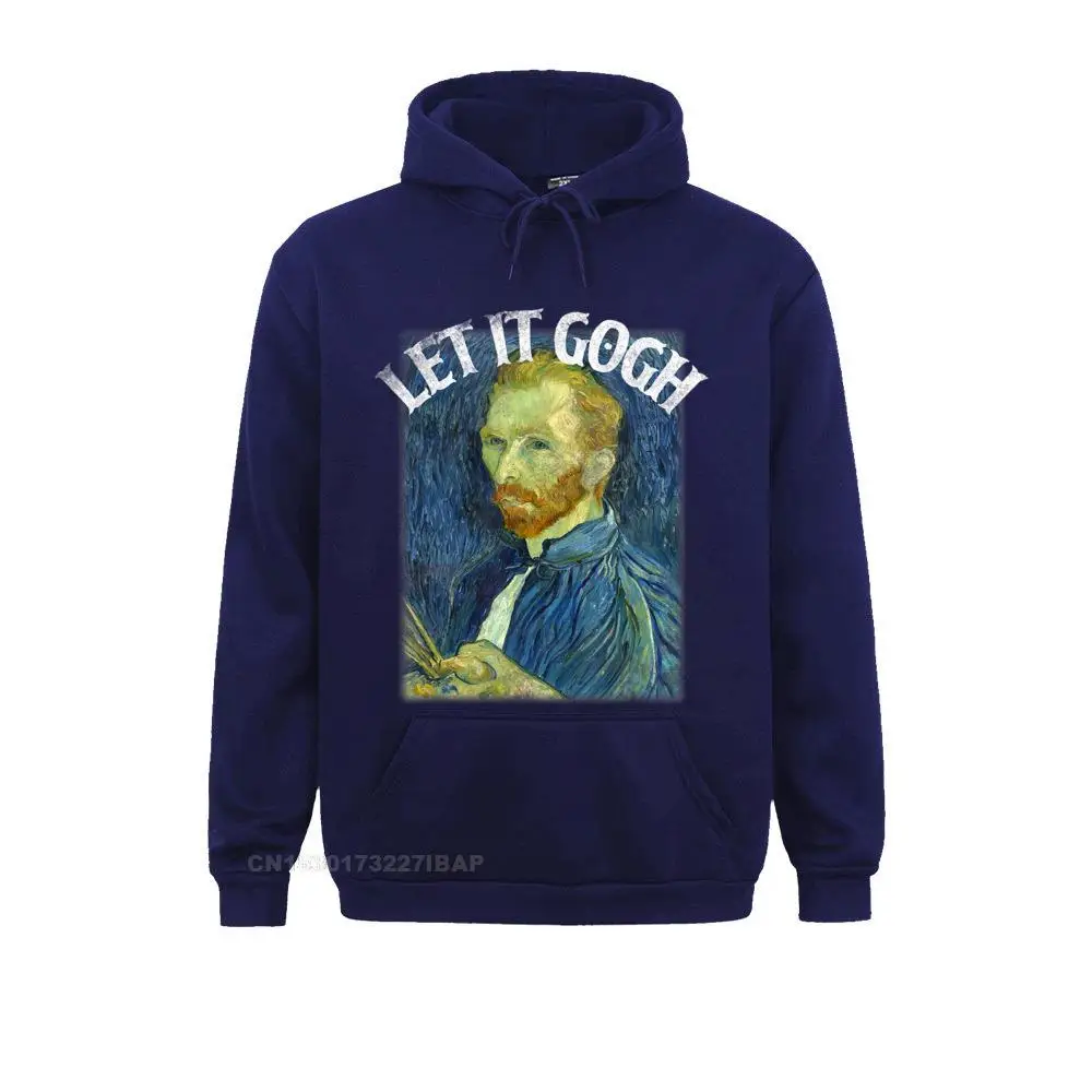 Let It Gogh T Shirt Vincent Van Gogh Artist Funny Art Tee Sweatshirts Hoodies Prevailing Leisure Sportswears Fashionable Men