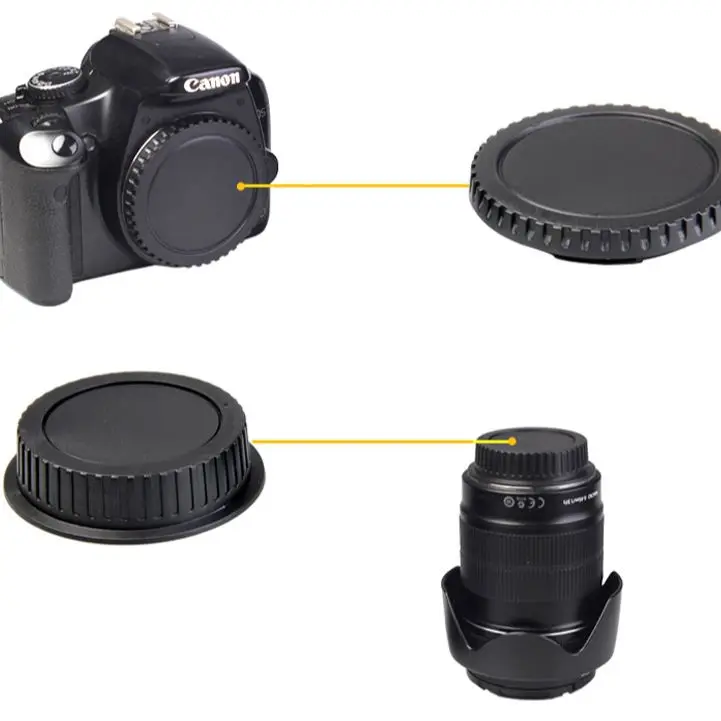 Canon EOS Camera Body Cover + Lens Rear Cover Cap For Canon EOS mount EF 5D II III 7D 70D 700D 550D 600D 800D 60D 80D