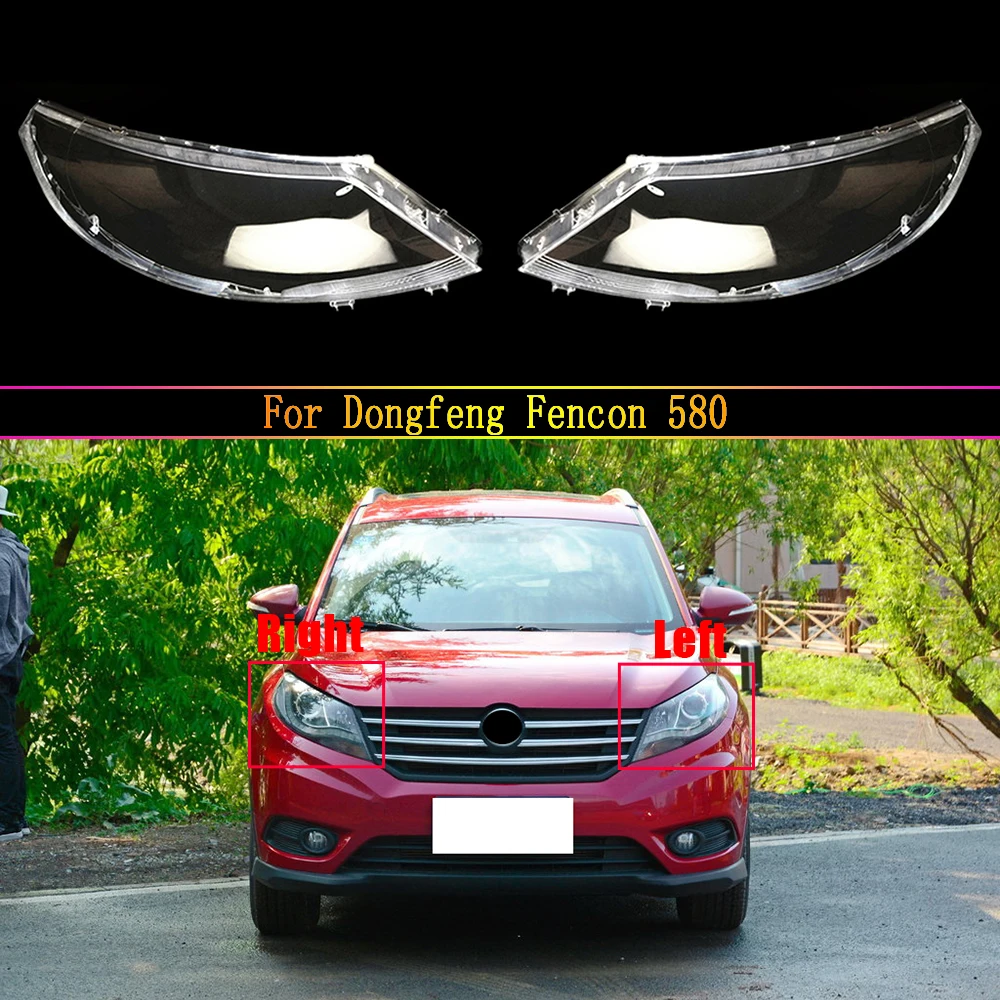 

Auto Head Light Case For Dongfeng Fencon 580 Car Front Headlight Cover Glass Lens Caps Headlamp Transparent Lampshade Shell