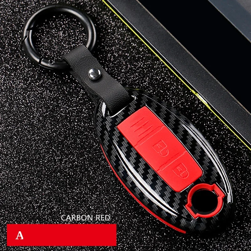 Carbon Fiber Shell Car Remote Key Fob Cover Case For infiniti FX35 FX37 FX50 G25 G35 G37 JX35 M35 M37 M45 Q70