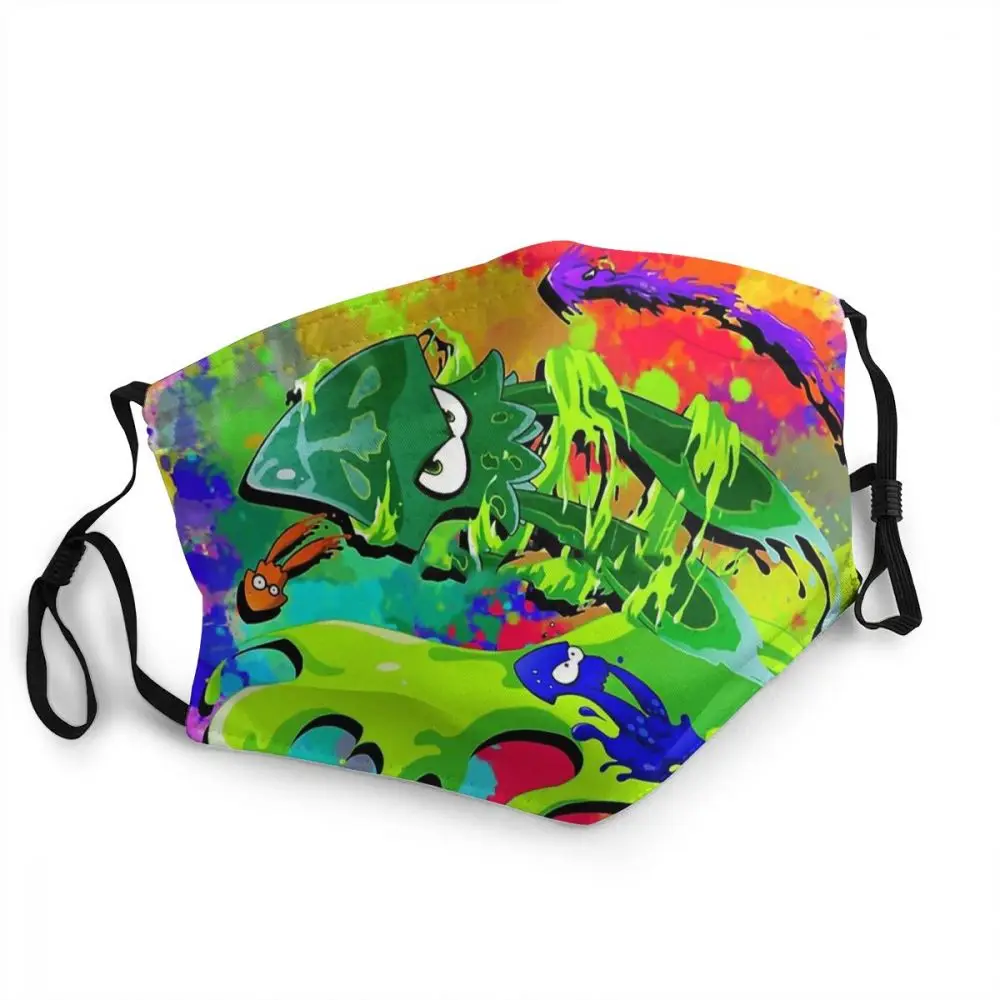 Lets Get Kracken Bescherming Maskers Splatoon Inktvis Inklings Shooter Game Reutilizables Print Masque