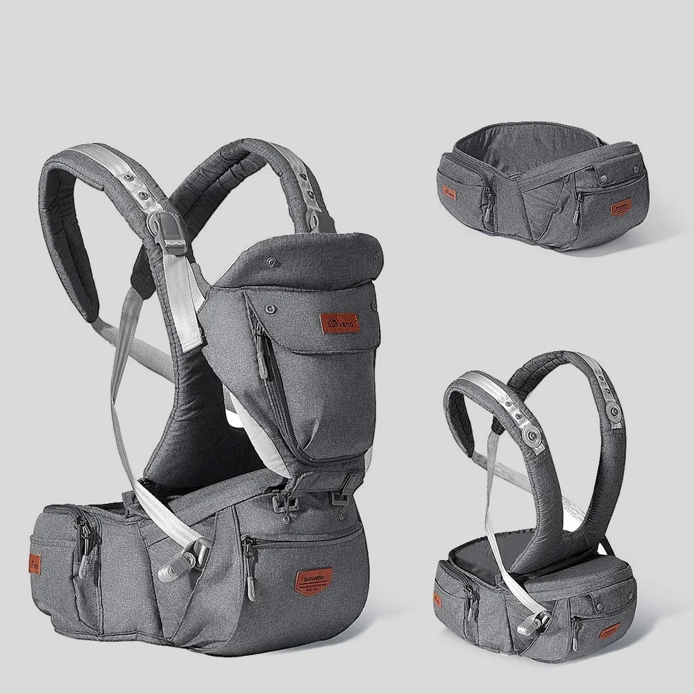 LazyChild Baby Carrier Baby Kangaroo Child Ergonomic Hip Seat Tool Baby Holder Sling Wrap Backpacks Baby Travel Activity Gear