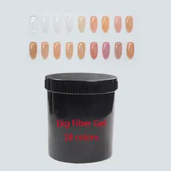 MSHARE Fiber Gel Builder Nail Extension Gel 1kg For Nail Extension With Fiberglass