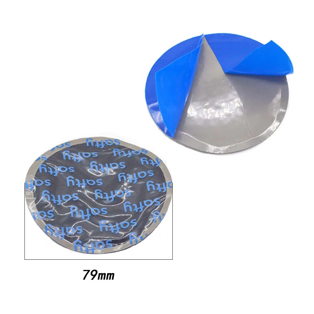50PCS/79mm High quality TECH tire repair film cold patch on the tubeless/ tire repair patch and send a wrench Tire patch
