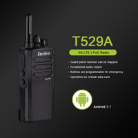 Camoro Poc 4G Network Walkie Talkie Radio with BT Wifi Gps NFC Android Mobile Radio Inrico T529A Long Range Mini Walkie Talkie
