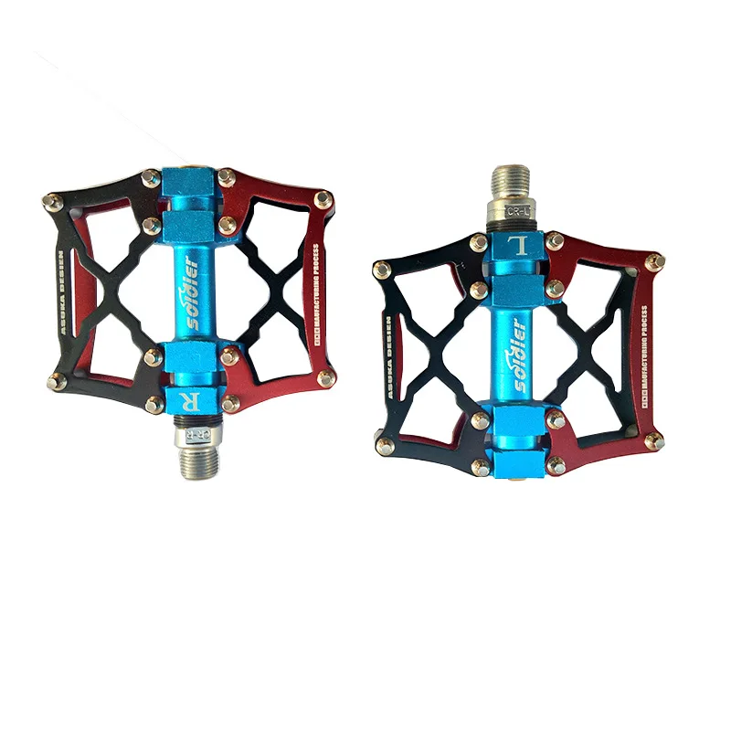 

Bike Pedals for Mountain Bike Platform Pedal Flat Aluminum Alloy Palin Pedal Anti-Skid 3 Ball Bearing Cycling Bicycle Pedals