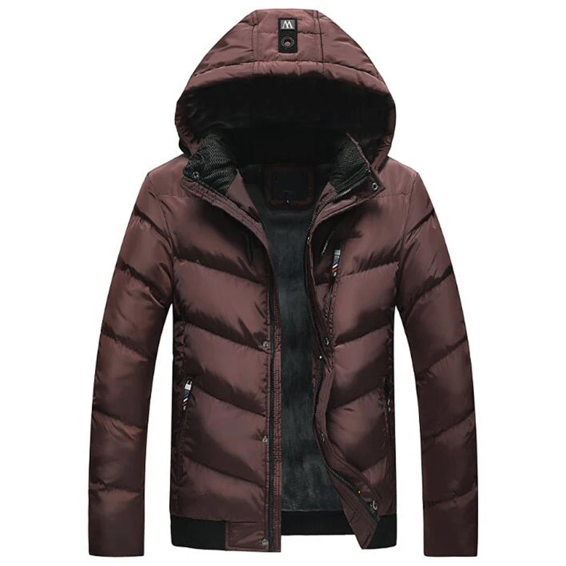 Pop Winter Parka Men Hooded Thick Warm Jacket Coats Waterproof Wool Liner Male Outwear parka hombre casaco masculino Men Clothes