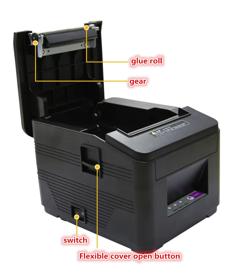 Brand New 80mm Mini Printer High Quality Receipt Bill Thermal Print Have Long Life Automatic Cutter Support LOGO QR Code