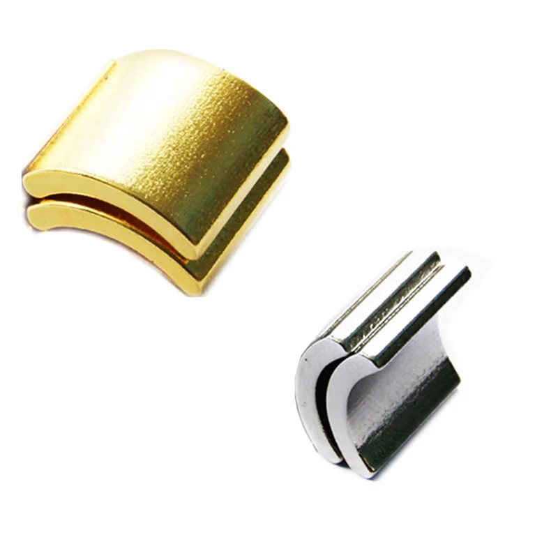 Arc NdFeB Strong Magnetic Steel Accessories For 130 Four-wheel Drive Motor Gold / Silver N42SH