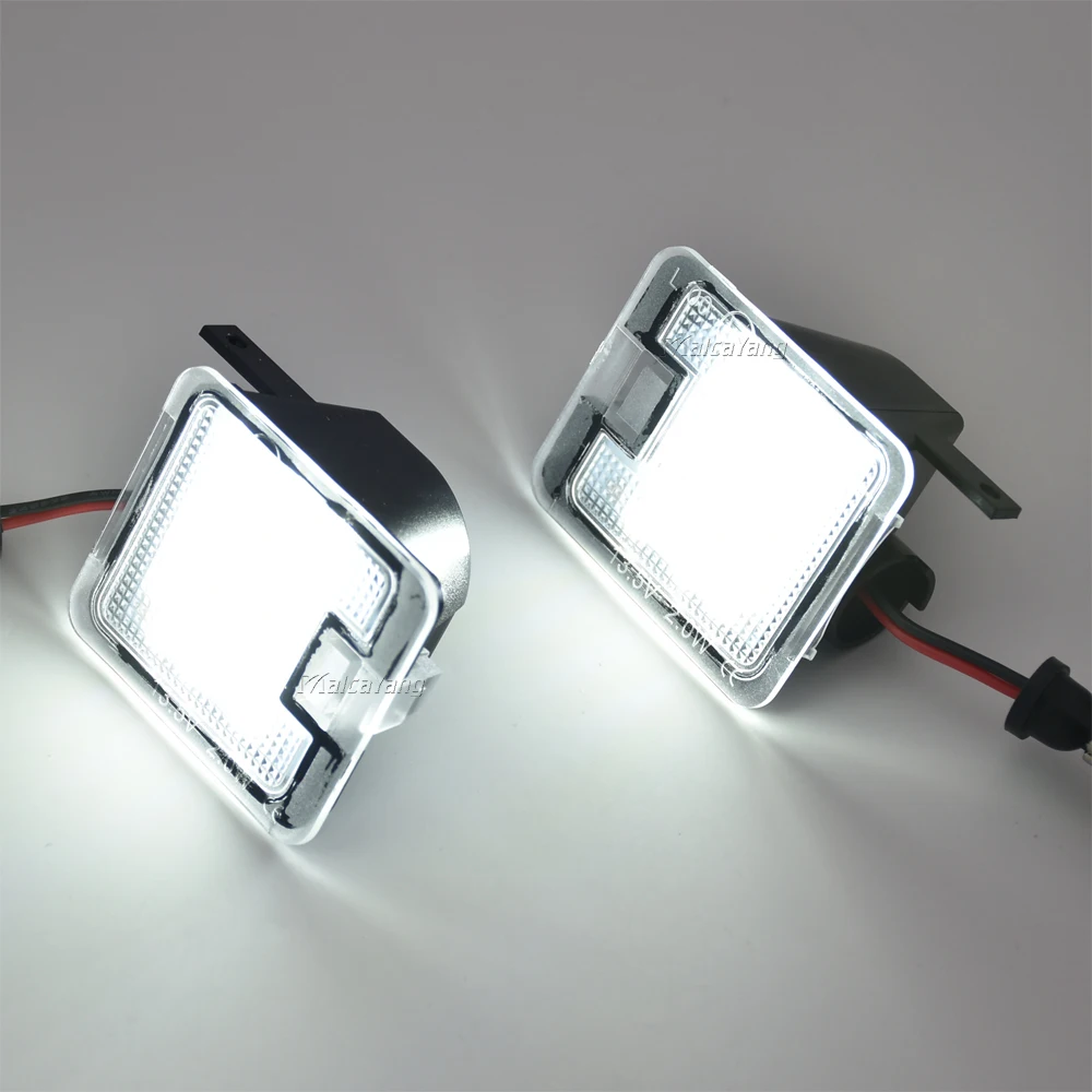 2Pcs Puddle Lamps Canbus Led Under Side Mirror Light For Ford SMax CMax Kuga Escape Monde 4 Focus 3 Grand 2 Accessories