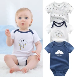 2022 Winter Clothes Infantil Jumpsuits 0-12M Short Sleeve Baby Boys Romper Newborn Kids Clothing baby stuff