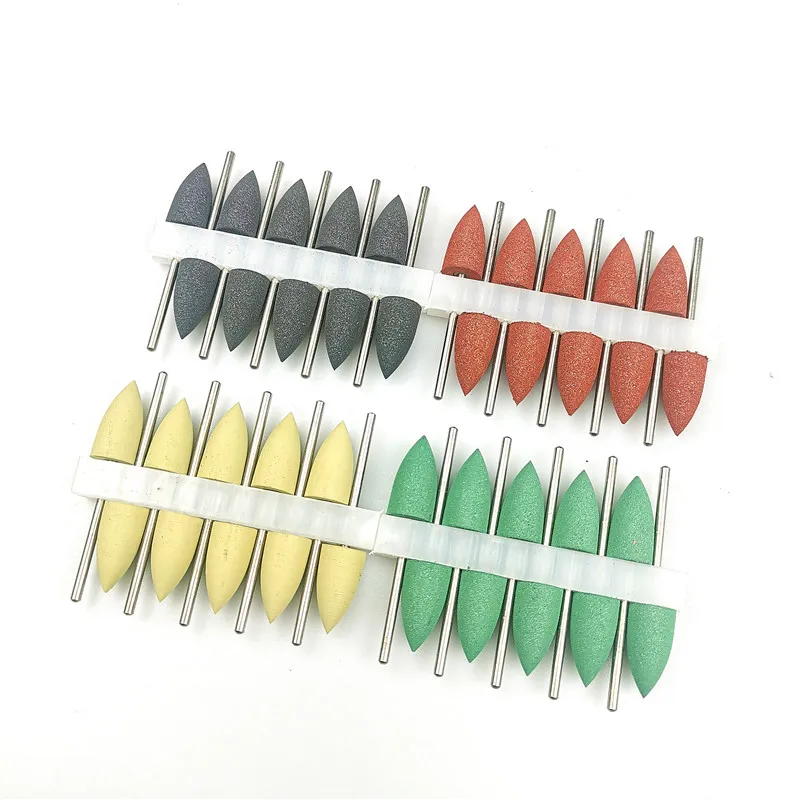 2.35mm Diamond polishing Burs Dental Lab Supplies 40pcs Mixed Dental SILICONE polisher