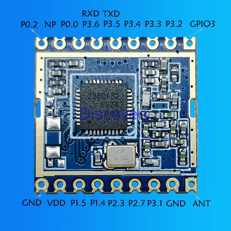 Módulo de microordenador inalámbrico de un solo Chip CMT2380, transceptor inalámbrico de 433M, módulo inalámbrico de núcleo M0, con antena