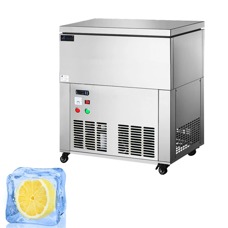 Ice Column Machine Commercial Snowflake Ice Machine Stainless Steel Ice Brick Machine  220V/110V 1600W 1pc