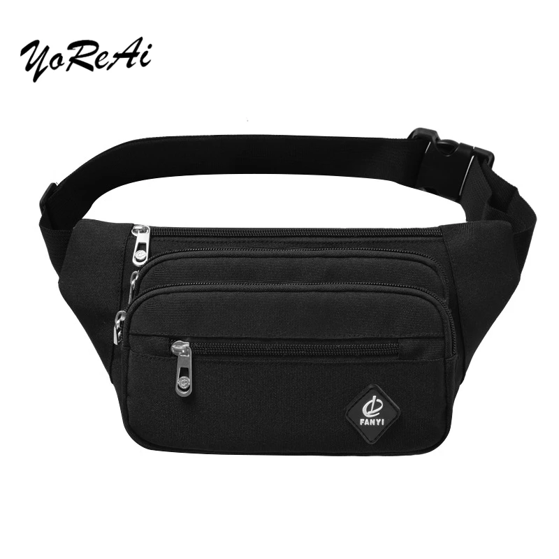 Waist Bag Outdoor Running Bag Pack Travel Phone Belt Bag Pouch for Men Casual Shoulder Crossbody Bag Unisex Hip Bag Fanny Pack