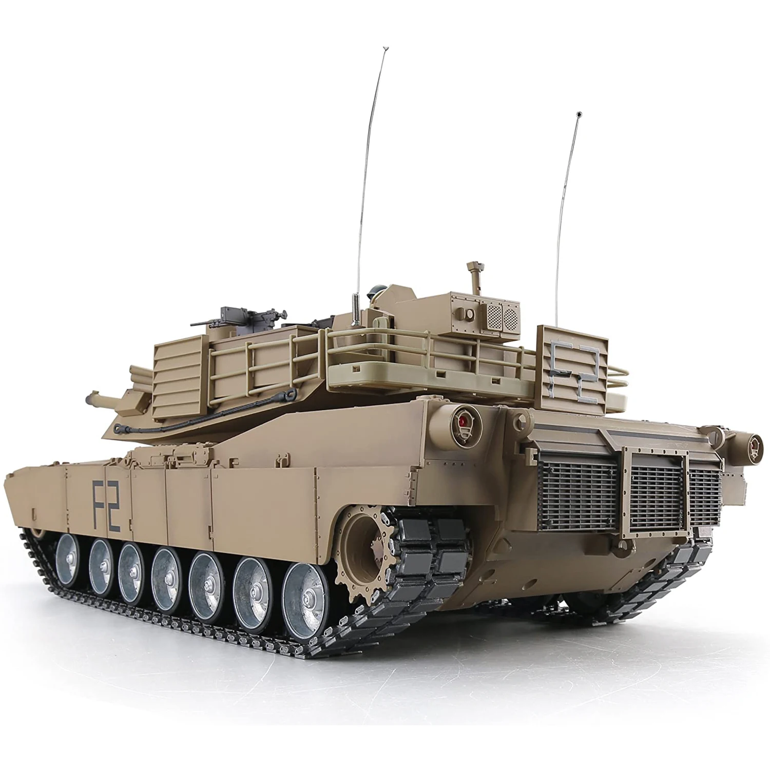 1:16 USA M1A2 Abrams RC Main Battle Tank Army Hobby Military Vehicles Toys HengLong 3918 Edition V7