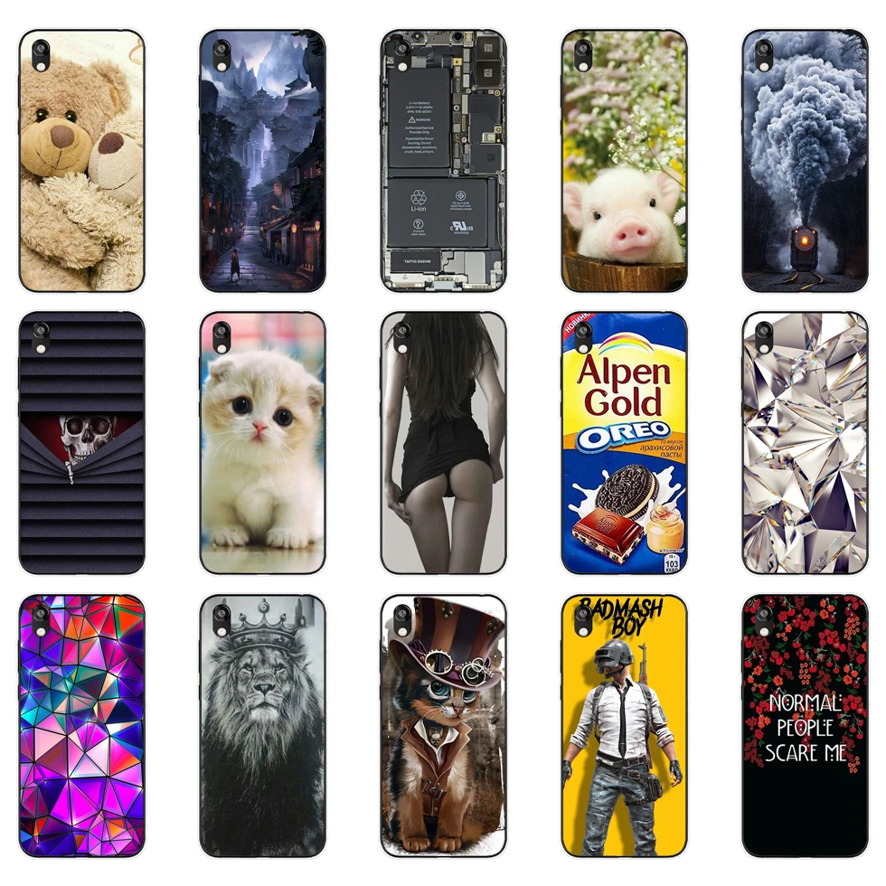 case fot honor 8S prime Case cover Soft TPU fundas on For Huawei Honor 8S KSE-LX9 Honor8S 8 S Cover 5.71'' coque bumper cute 6